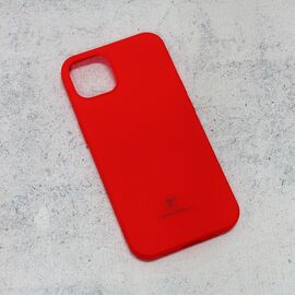 Silikonska futrola Teracell Giulietta - iPhone 13 mat crvena.