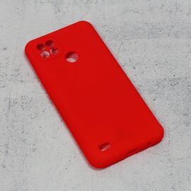 Silikonska futrola Teracell Giulietta - Realme C21 mat crvena.