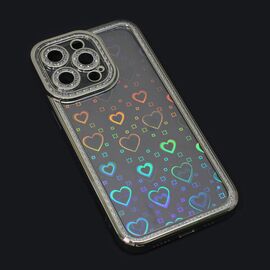 Futrola Heart IMD - iPhone 13 Pro srebrna.