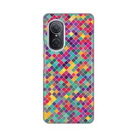 Silikonska futrola PRINT Skin - Huawei Nova 9 SE Colorful cubes.