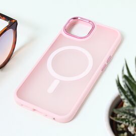 Futrola Magsafe colorful - iPhone 13 roze.