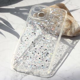 Futrola Glitter - iPhone 15 6.1 srebrna.
