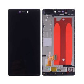 LCD displej (ekran) - Huawei P8 + touchscreen + frame black (crni) CHO.