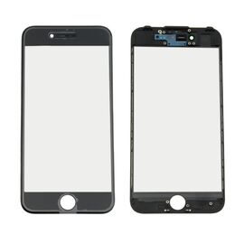 Staklo touchscreen-a + frame + OCA - Iphone 7 Crno (Crown Quality).