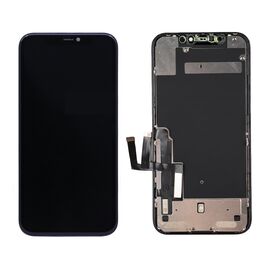 LCD displej (ekran) - Iphone 11 + touchscreen black (crni) (sa drzacem kamere I senzora) NCC Incell.