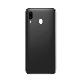 Poklopac - Samsung A305/Galaxy A30 2019 black (crni) + staklo kamere (NO LOGO).
