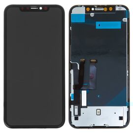 LCD displej (ekran) - Iphone XR + touchscreen black (crni) LTPS-TFT LCD TDDI-Incell (JK).