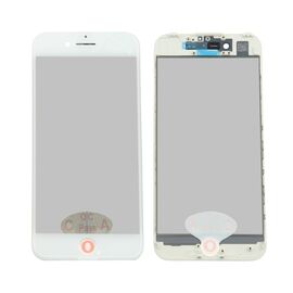 Staklo touchscreen-a + frame + OCA + polarizator - Iphone 7 Belo (Crown Quality).