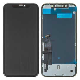 LCD displej (ekran) - Iphone XR + touchscreen black (crni) (sa drzacem kamere i senzora) NCC Incell.
