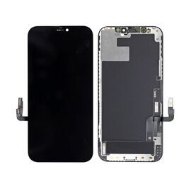 LCD displej (ekran) - Iphone 12/12 Pro + touchscreen black (crni) (GVO) hard OLED.