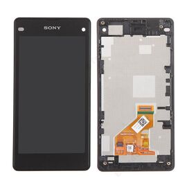 LCD displej (ekran) - Sony Xperia Z1 compact/D5503+touch screen crni+frame crni.