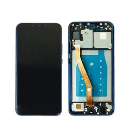 LCD displej (ekran) - Huawei Mate 20 Lite+touch screen crni+frame plavi.