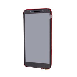 LCD displej (ekran) - Alcatel OT 1C/5009D+touch screen crni+frame crveni SPO.