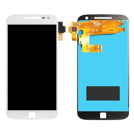 LCD displej (ekran) - Motorola MOTO G4 Plus+touch screen beli.