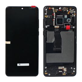 LCD displej (ekran) - Huawei P30+touch screen crni+frame crni.