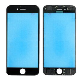 Staklo touchscreen-a+frame - Iphone 6S 4,7 crno AAA.