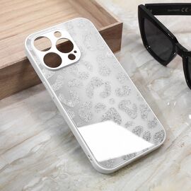 Futrola Shiny glass - iPhone 15 Pro 6.1 bela.