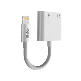 Adapter audio Moxom MX-AX16 iPhone Lightning na AUX 3.5mm (music & call) + lightning charging (MS).