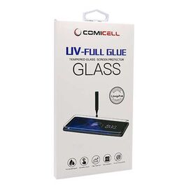 Zastitna folija za ekran GLASS 3D MINI UV-FULL GLUE - Samsung G973F Galaxy S10 zakrivljena providna (sa UV lampom) A+ (MS).