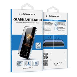 Zastitna folija za ekran GLASS ANTISTATIC - iPhone 15 crna (MS).