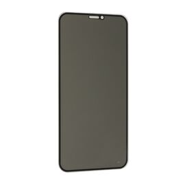 Zastitna folija za ekran GLASS PRIVACY 2.5D full glue - Iphone X/XS/11 Pro crna (MS).