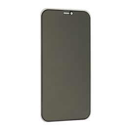 Zastitna folija za ekran GLASS PRIVACY 2.5D full glue - Iphone 12 mini (5.4) crna (MS).