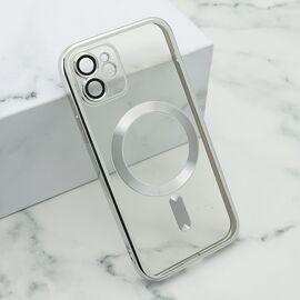Futrola CAMERA PROTECT MagSafe - iPhone 12 srebrna (MS).