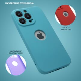 Futrola COLOR VISION - iPhone 14 (6.1) svetlo plava (MS).