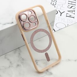 Futrola DIAMOND MagSafe - iPhone 15 Pro (6.1) roze (MS).