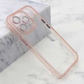 Futrola DIAMOND LENS - iPhone 15 Pro (6.1) roze (MS).