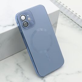 Futrola ELEGANT METAL MAGSAFE - iPhone 12 svetlo plava (MS).