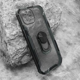 Futrola DEFENDER RING providna - iPhone 15 crna (MS).