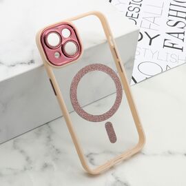 Futrola DIAMOND MagSafe - iPhone 14 (6.1) roze (MS).