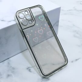 Futrola Heart IMD - iPhone 12 Pro 6.1 srebrna (MS).
