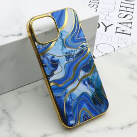 Futrola MARBLE - iPhone 15 plava (MS).