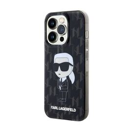 Futrola Karl Lagerfeld Iml Case Ikonik Monogram - iPhone 15 Pro Max (6.7) crna Full ORG (KLHCP15XHNKMKLK) (MS).