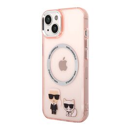 Futrola Karl Lagerfeld Magsafe With Ring - Iphone 14 Plus pink Full ORG (KLHMP14MHKCP) (MS).