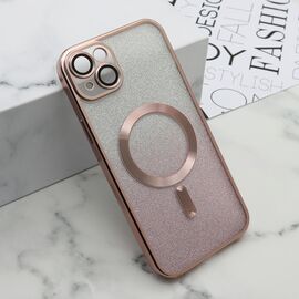 Futrola GLITTER MAGSAFE - iPhone 15 Plus roze (MS).