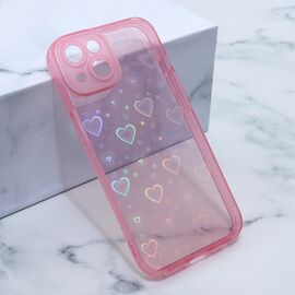Futrola Heart Color IMD - iPhone 14 roze (MS).