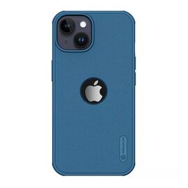 Futrola Nillkin Super Frost Pro - iPhone 15 plava (logo cut) (MS).