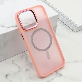 Futrola SHINING MAGSAFE - iPhone 15 Pro Max (6.7) roze (MS).