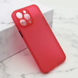 Silikonska futrola BUTTONS - iPhone 14 Pro Max (6.7) crvena (MS).