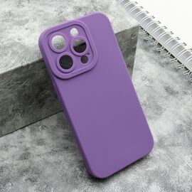 Silikonska futrola Pro Camera - iPhone 15 Pro (6.1) ljubicasta (MS).