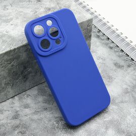 Silikonska futrola Pro Camera - iPhone 15 Pro (6.1) tamno plava (MS).