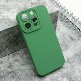 Silikonska futrola Pro Camera - iPhone 15 Pro (6.1) tamno zelena (MS).