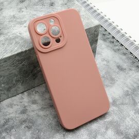 Silikonska futrola Pro Camera - iPhone 15 Pro Max (6.7) roze (MS).