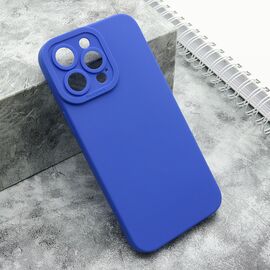 Silikonska futrola Pro Camera - iPhone 15 Pro Max (6.7) tamno plava (MS).