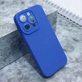 Silikonska futrola Pro Camera - iPhone 14 Pro (6.1) tamno plava (MS).