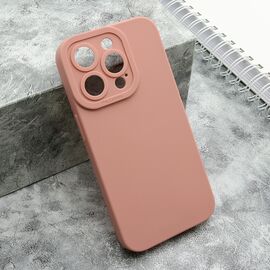 Silikonska futrola Pro Camera - iPhone 15 Pro (6.1) roze (MS).