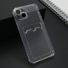 Futrola Transparent CARD POCKET - iPhone 15 Plus providna (MS).